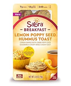 Image of Sabra Lemon Poppyseed Hummus w/Toast, 2.8 oz