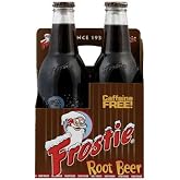 Frostie Soda 12 ounce Glass Bottles (Root Beer, 4)