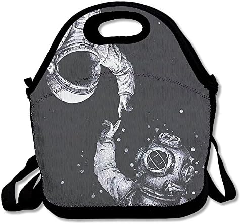 Astronaut Tattoo Unisex Lunch Box Food Bag Lunch Bag For Adults Kids