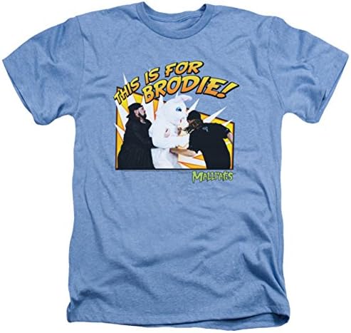 Unisex Mallrats Bunny Beatdown Heather Adult T-Shirt, Light Blue, Large