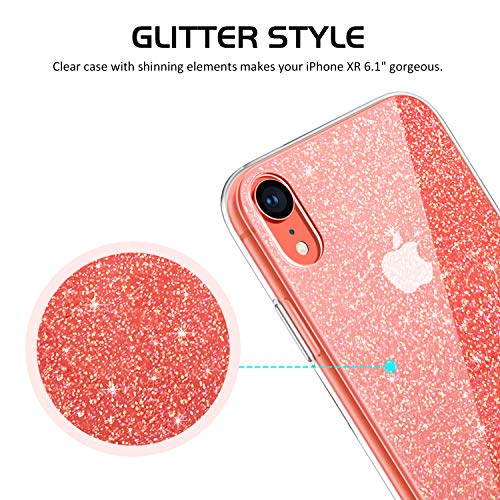 Glitter Phone Case Red Glitter Iphone Xr Case For Apple IPhone XR