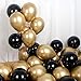 HoveBeaty Gold Balloons Chrome Shiny Metallic Latex 12 Inch Thicken Balloons 50 Pack for Wedding Party Baby Shower Christmas Birthday Carnival Party Decoration Supplies
