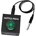 Yueyinpu Latch Tap Switch Pedal For Guitar Effectors Monmentary With Long TS Cable (Latch Switch Pedal)