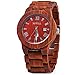 BigBen W109B Wood Men Watch Luminous Pointer Wooden Band Date Wristwatch