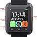 U8 Bluetooth Smart Watch Smart WristWatch with Remote Camera Pedometer Anti-lost Sleep Monitoring For Android IOS System (black)