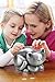 Creative Gifts International Kitty Bank, Silver, 2.75x3.5