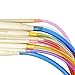 ZXUY 18 Sizes 2.0mm-10.0mm 80cm Circular Knitting Needles with Colorful Tube