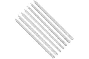 Goutime Kabob Skewers, 27 Inch,1 Inch Wide Stainless Steel Flat BBQ Barbecue Kebab Skewers,No-Wood Handle,for Persian,Brazilian,Koobideh Grilling,Set of 7 with Storage Bag