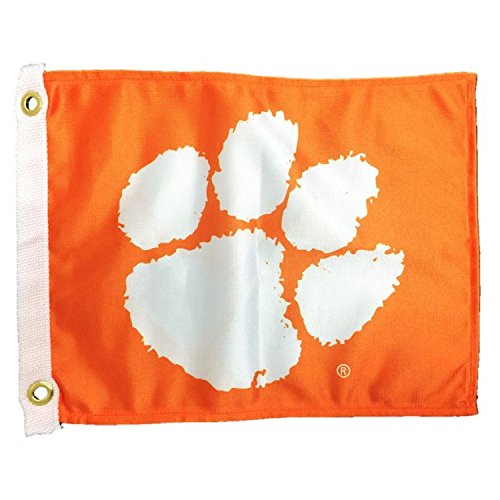 Flagpole To Go NCAA Clemson Tigers Boat/Golf Cart Flag , 12" x 15"