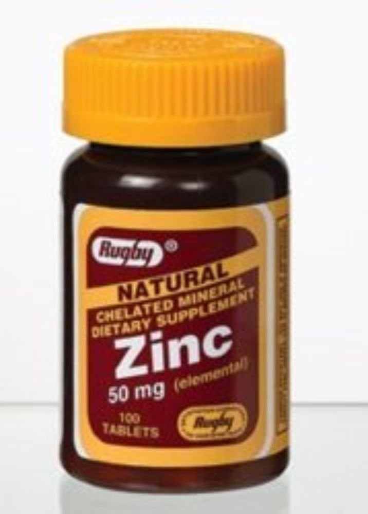 Zinc Chelated Tab 50Mg 100/Btl
