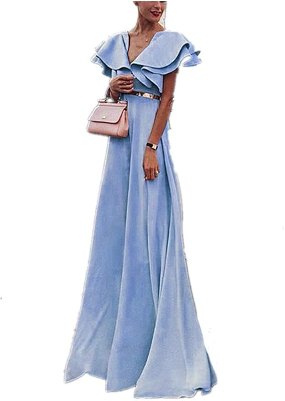 v neck spring dresses