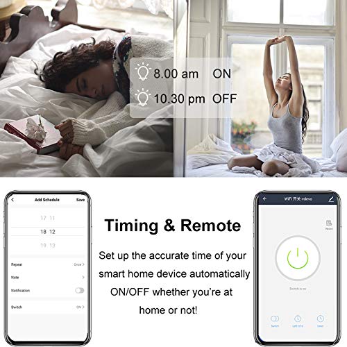 RHG Diy Wifi Smart 1 Way 2 Gang Light Led Dimmer Module Smart Switch Vida InteligenteTuya App Control Remoto Trabajar con Alexa Google Home