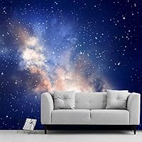 Wall Mural The Beautiful Space World Removable Self-Adhesive Wallpaper Wall Decoration for Bedroom Living Room - 66x96 inches