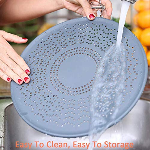 11" Premium Silicone Splatter Screen with Folding Handle, Heat