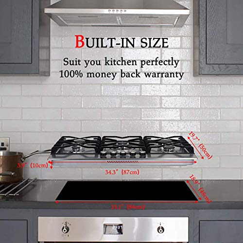 6 Cooktop+Stainless+Certified+Thermocouple+Protection