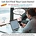 Njoiii Bluetooth Key, Phone, Anything Finder for Your Items with Replaceable Battery, White