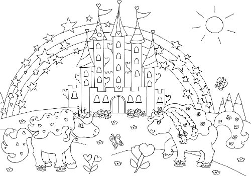 Malvorlage Zauberpony Coloring and Malvorlagan