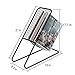 Homestyle Magazine Holder Rack, Modern Standing Design, Perfect Organizer for Home and Professional Settings, Holds 12 Small or 9 Big Magazines