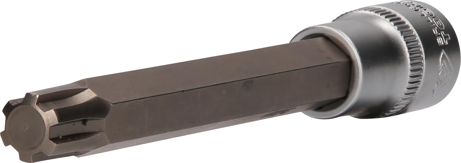 BRILLIANT TOOLS BT022744 1/2 Inch RIBE Bit Socket, 140 mm Long, M12 [Powered by KS Tools]