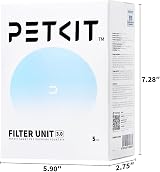 PETKIT 3.0 Filter Unit Replacement 5pc for EVERSWEET Solo 2/3 Pro 3 Pro UVC view 8