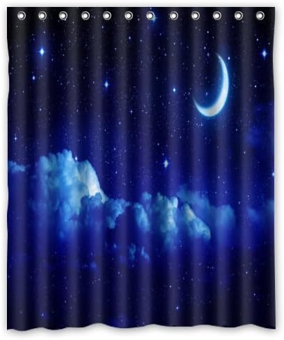 Outlet-Seller Custom Cute Sitting Raccoon Waterproof Bathroom Fabric Shower Curtain 60" x 72"