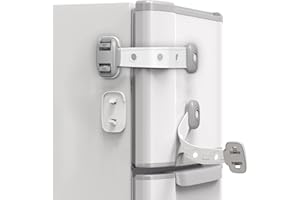 Baby Proof Cabinet Locks,Child Safety Latches Locks,Fridge Locks, Adjustable Strap Multi-Purpose for Cupboards,Freezer,Toilet