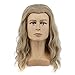 yuehong Long Curly Blonde Men Thor Endgame Wig Superhero Cosplay Costume Hair Heat Resistant Synthetic Fibers Fluffy Durable Breathable Wig