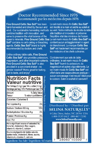 Celtic Sea Salt Fine Grnd Pou, 0.5 pounds - Image 3