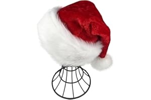 OLLULL Deluxe Kids Santa Hat for Colorful And Funny Christmas Theme Ages 6+