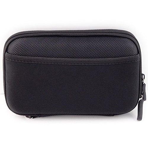 liangdongshop 2.5" Portable EVA Hard Drive Carrying Case USB Cable Memory Card Charger HDD Pouch(Black)
