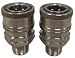 Ultimate Washer Female Coupler, Stainless Steel, 2-Pack (1/4")