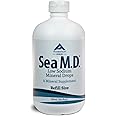 Anderson Sea M.D. New Refill Size Concentrated Trace Mineral Drops, Ionic Electrolyte Magnesium Supplement, Aids in Muscle Cramps, Joint Health, Liquid Magnesium, Easy to Take, 550mL, 275 Servings