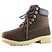 Women's DailyShoes Lace-Up Ankle Padded Collar Work Combat Ladies Booties