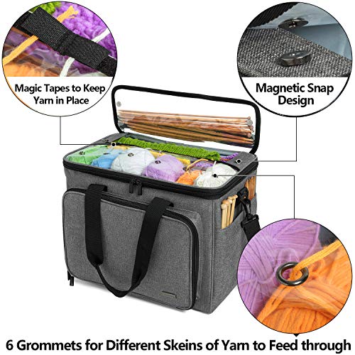 1 Teamoy+Knitting+Organizer+Supplies+Accessories