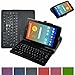 AT&T Trek HD Bluetooth Keyboard Case,Mama Mouth Slim Stand PU Leather Case Cover With Romovable Bluetooth Keyboard For 8" AT&T Trek HD 8 inch 4G LTE Tablet (Not fit AT&T Trek 2 HD 8 2016),Black