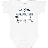 inktastic My Godmother Loves Me Godchild Baby Bodysuit