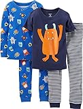 Carter's Little Boys' 4 Piece PJ Set (Toddler/Kid) - Monster