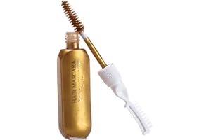 LIASUN Temporary Hair Mascara Washable Temporary Hair Color Chalk Hair Dye Stick Non-toxic Instant Dye(Gold)