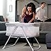 2in1 Stationary&Rock Mode Bassinet One-Second Fold Travel Crib Portable Newborn Baby,Gray…