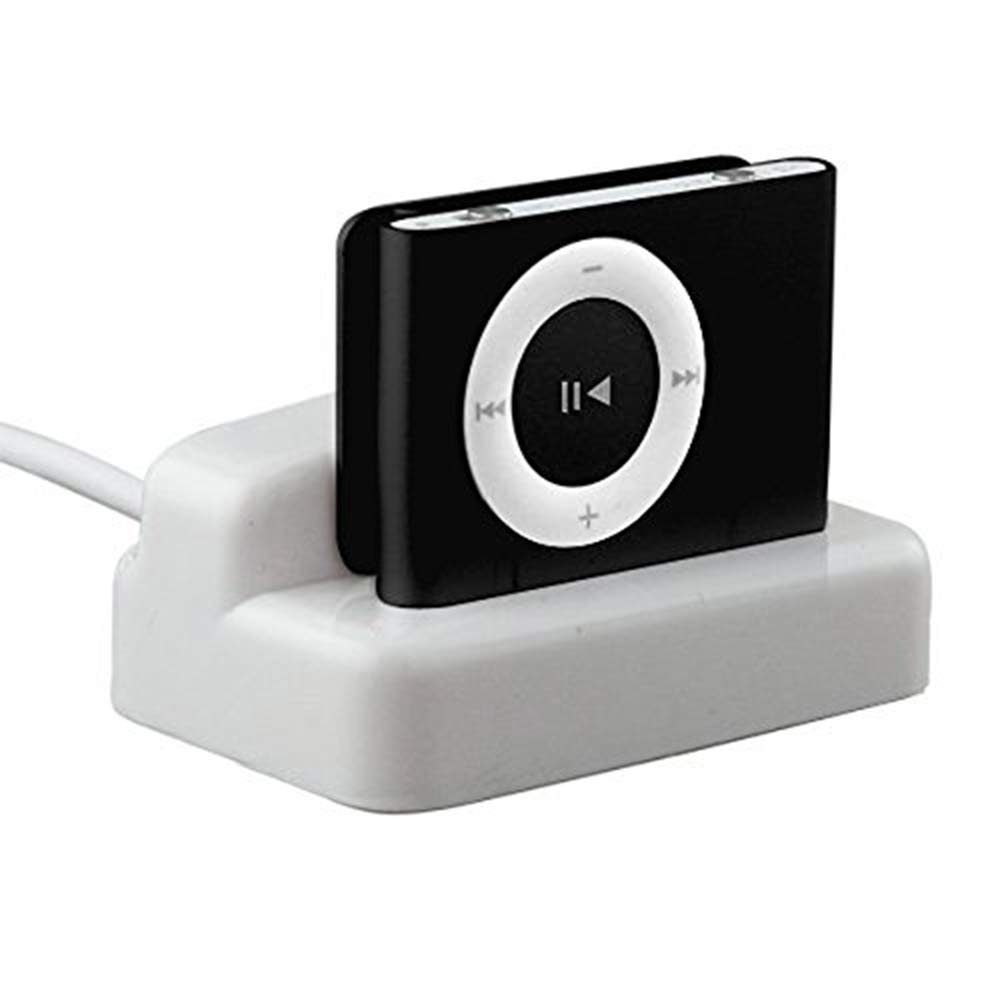 Digiflex White USB Charger Dock Cradle Docking Station for Ipod Shuffle 2nd 3rd Gen Generation