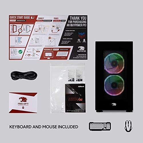 iBUYPOWER Gaming PC Computer Mini Desktop (AMD Ryzen 3 3100 3.6GHz, AMD Radeon RX 550 2GB, 8GB DDR4 RAM, 240GB SSD,WiFi Ready, Windows 10 Home) w/OD Mouse Pad 6 iBUYPOWER Gaming PC Computer Mini Desktop (AMD Ryzen 3 3100 3.6GHz, AMD Radeon RX 550 2GB, 8GB DDR4 RAM, 240GB SSD,WiFi Ready, Windows 10 Home) w/OD Mouse Pad