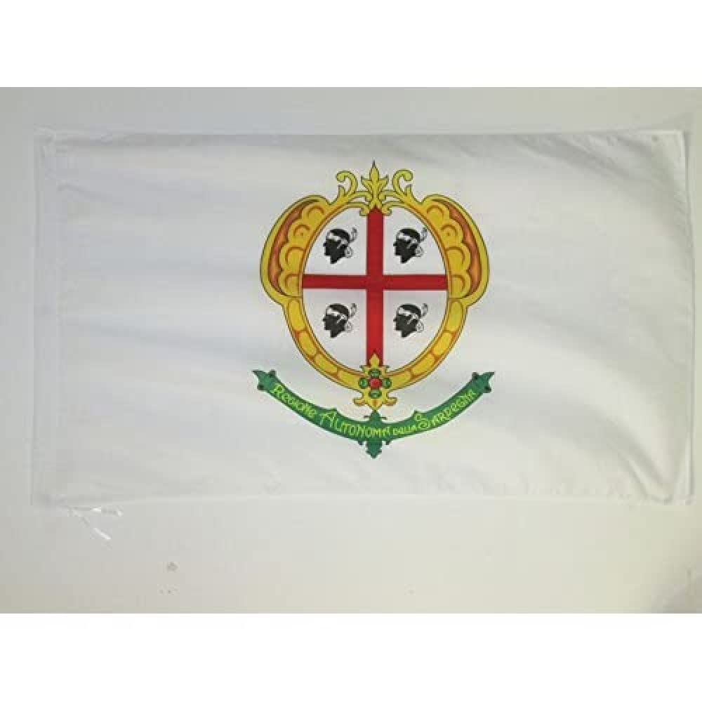 AZ FLAG - Sardinia Old Flag - 3x5 Ft - Sardinian Banner with Sleeve - 100% Polyester - Fade Resistant - Vivid Colors - 3' x 5' Feet - 150x90 Cm