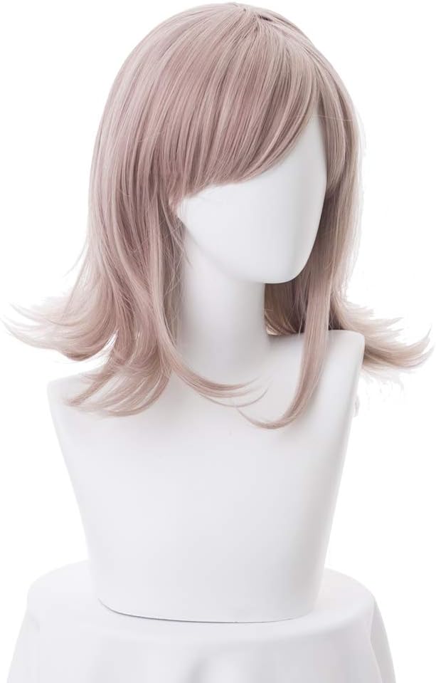MUZI WIG Nanami ChiaKi Cosplay Wig, Danganronpa Anime Wig with Free Wig Cap Girls Women Synthetic Hair Fashion Dress Up Accessories - Image 3