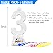 Novelty Place Birthday Number Candle Set, Flashing Multicolor Changing LED Birthday Cake Topper with 4 Wax Candles (Number 3)