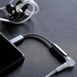 KZ AM01 USB C to 3.5mm Audio Adapter, 32bit/384kHz