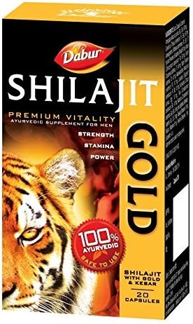 MS Agencies Dabur Shilajit for Strength, Stamina and Power (20 Capsules) - Pack of 2