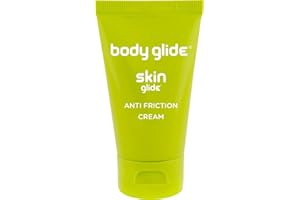 Body Glide Skin Glide Anti Friction, Anti Chafing Cream helps prevent rubbing leading to chafing, blisters & irritation | Anti chafe for thighs, feet, groin, butt, nipples, neck, waist & more | 1.6oz