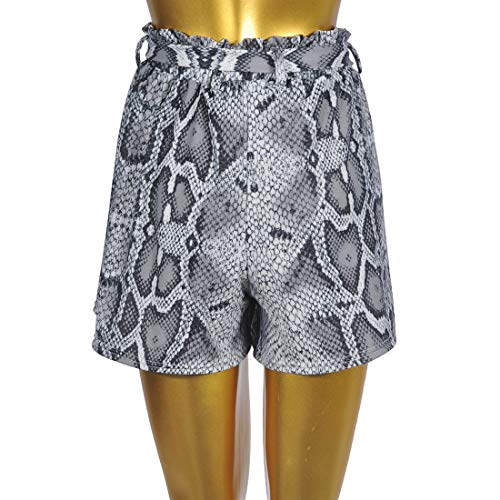 51pLZYGHMyL Mujeres Cortocircuitos Casual Cintura Alta Shorts Corto Pantalón con Vendaje Piel de Serpiente Impresión Hot Pants de… Mujeres Cortocircuitos Casual Cintura Alta Shorts Corto Pantalón con Vendaje Piel de Serpiente Impresión Hot Pants de… - Imagen 6