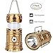 2 Pack Camping Lantern, GT ROAD Solar Rechargeable Led Camping Lantern