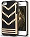 iPhone SE Case, Pasonomi® iPhone SE Bumper Cover, Anti-slip [Shock Absorbing] Flexible Protective Shell Slim Defender Shield Carrying Case for Apple iPhone SE / 5 / 5s (Black/Gold)
